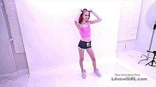 Sweet New 18+ Babe Fucked Hard at Audition