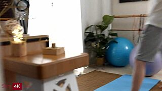 Petite Blonde's Jog Leads to Facial Cum Blast?