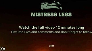 Goddess Sandy’s Nylon Feet Tease Beach Sunset