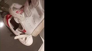 Thirty Minutes Sneaker Fetish Play in Marion's Cozy Home