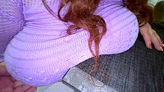 bbw stepmom bends over shows ass stepson fucks hard