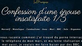 Unsatisfied french wife confesses craving huge bbc in audio cuck tale