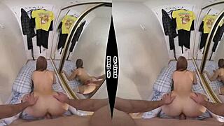 skylar snow rides cock pov in shaved pussy and ass closeup