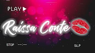 Steirinha Azul Issa Conte's Oiled Footjob Makes Cock Explode Cum