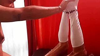 Naughty old guy pounds tattooed ass hard