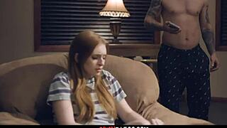 Horny Teen 18+ Rides Stepdad and Uncle in Taboo Family Fuck