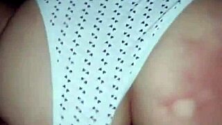 Thong Pushed Aside Cock Slammed Balls-Deep In Latina Pussy