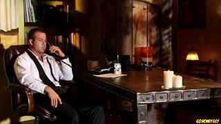 blonde babe lacey johnson slurps my cock with those big tits bouncin