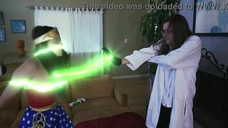 aubree valentine wonder woman lasso sucks big cock desires!