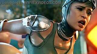 dc futa girls pound each others cocks and creamy pussies hard