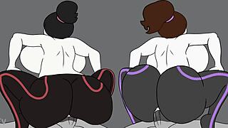 family training with big ass milf anal pounding