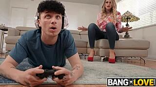 Beautiful STEPMOM KNOWS How to PLEASE STEPSON!