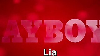 lia khey strips hot in playboy making of shoot