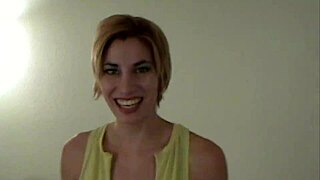 Sandi Rose Pantyhose Tease Deepthroat Casting Blowjob