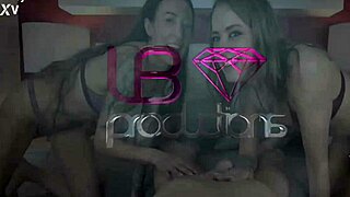 Double Deepthroat POV Blowjob Assaults from Muscular FFM Sluts