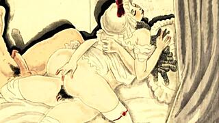 Vintage hårete fitte erotisk beaver-show