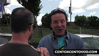 Two Italian Sluts Double Penetrate Alex Magni with Blowjobs