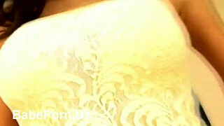 What makes this horny babe's ass in lingerie so irresistible to grab?