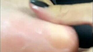 You Catch Queen Kiffa Red-Handed Oiling Petite Feet POV