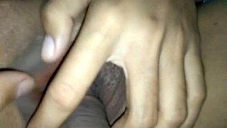 i rub my cock on her clit until she squirts all over tight wet pussy