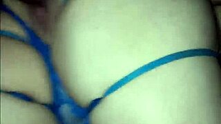 Chubby wife strokes that bbc deep in her shaved pussy