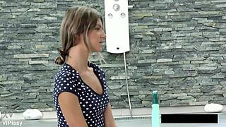 oh megan rain and gina gerson kiss lick wet pussies closeup