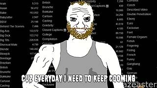 coomer's cum tribute music video homage