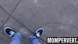 gorgeous stepmom sucks stepson then bends for hard pounding