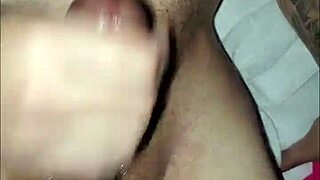 SLUTTY WIFE GIVES AMAZING HANDJOB AND DEEPTHROAT TO HUBBY