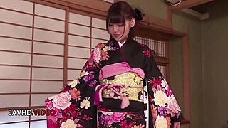 shaved pussy asian babe yua ariga toys deep for creampie seduction