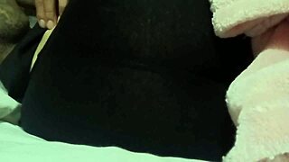 Latina Wife in Tight Leggings Poses