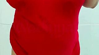 My pregnant belly makes me so horny sexy