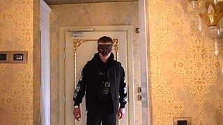 Come ride my monster cock, masked teen with tattoos and feet fetish.