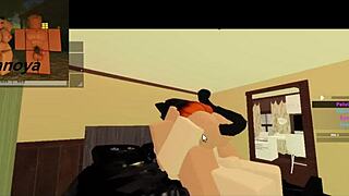 Milf slut bent over for rough anal creampie doggystyle game