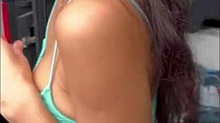 Pretty teen 18+ skips panties in store for public doggystyle creampie