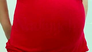 My pregnant belly makes me so horny sexy