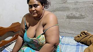 futanari stepmom sneaks big cock at night shows stepson and cums multiple times.