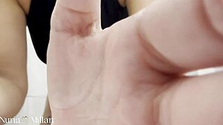 I'm prepping backstage for triple anal shower play with my biggest toy