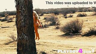 Teya Kaye Strips Curvy Big Ass Tits Outdoors Before Passion