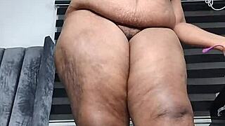 wanna see mara exotic's fat belly shake in standing orgasm masturbation? full squirting vid on red!