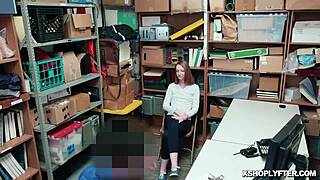 lp officer feeds katy kiss his cock right in her mouth after busting her shoplifting