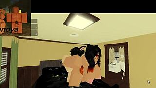 Milf slut bent over for rough anal creampie doggystyle game