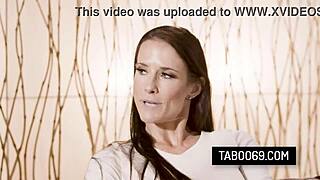 nympho stepmom sofie marie pounds her virgin stepson hard