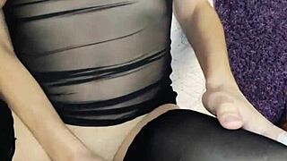 elegant wife's hidden homemade cowgirl ride on monster cock