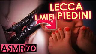 Lecca Piedini Italiani Asmr Cuckold Tease