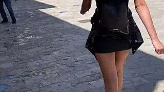 Tourist Spot Flashing Leads To Pov Teen Outdoor Fuck