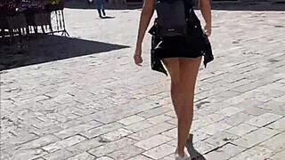 Tourist Spot Flashing Leads To Pov Teen Outdoor Fuck