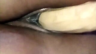 close up on that smooth african shaved pussy eating
