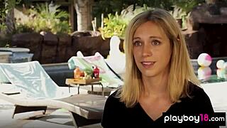 Asian teen Jade Luv and her bubbly blonde BFFs 😘 slip outta tiny bikinis to flash petite tits! 🌊