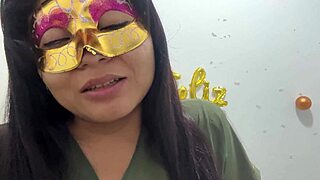 will hot latina nurse deepthroat your cock then ride wild cowgirl